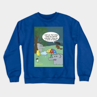 Enormously Funny Cartoons Nature’s Umbrella Crewneck Sweatshirt